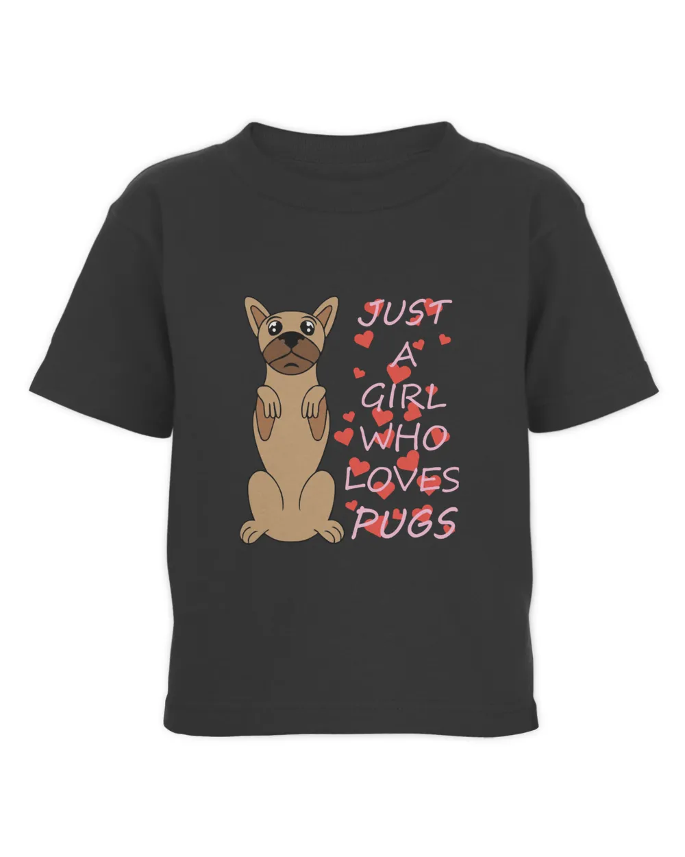 Just a girl who loves pugs Classic T-Shirt