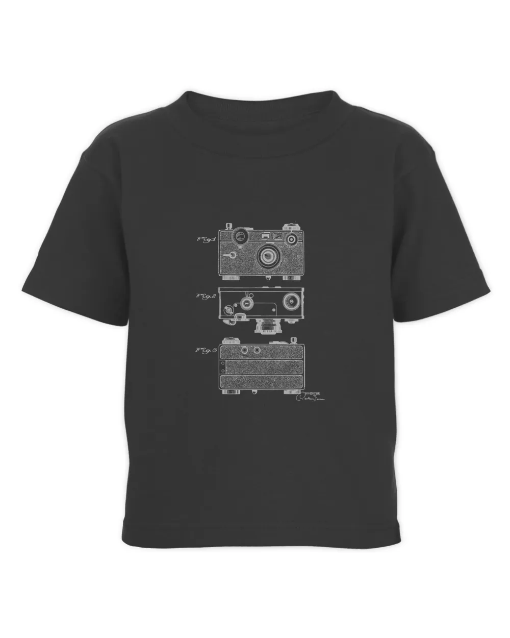 Vintage Argus Camera Diagram T-Shirt Mechanical Graphic