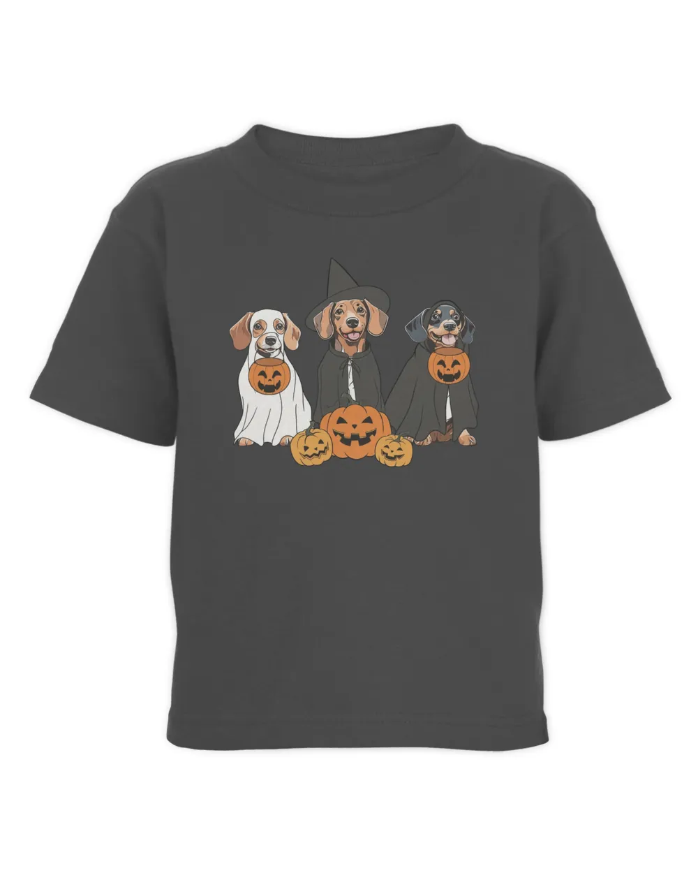 Ghost And Witch Dachshund