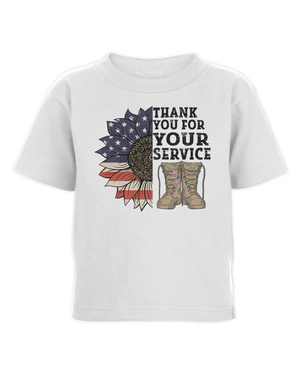 Thank you Veterans sunflower American Flag Proud Veteran day