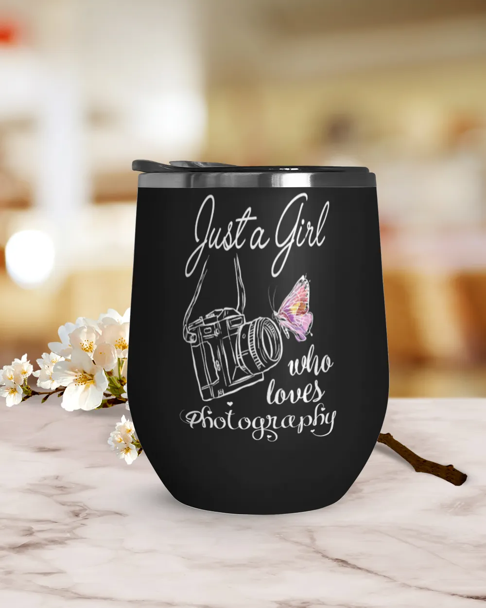 Just A Girl Who Loves Photography T-Shirt Photographer Gift