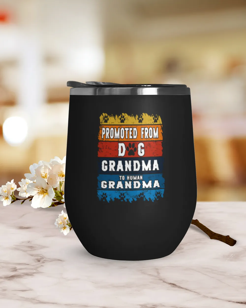 Promoted From Dog Grandma To Human Grandma Personalized Grandpa Grandma Mom Sister For Dog Lovers
