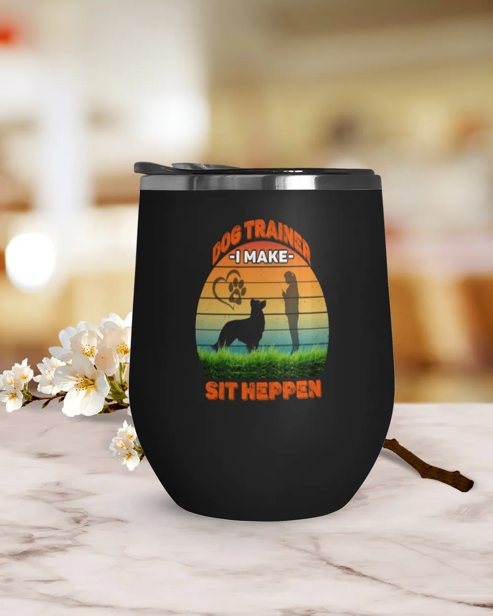 Samoyed Dog-Dog Trainer I Make Sit Heppen Personalized Grandpa Grandma Mom Sister For Dog Lovers