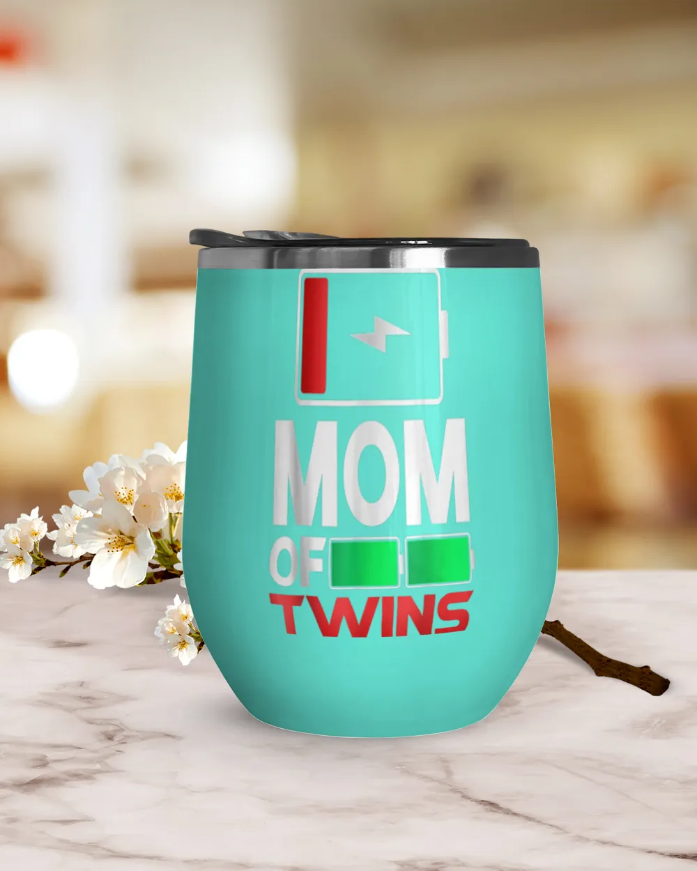 Mom Of Twins Funny Mothers Day Gift From Twins T-Shirt