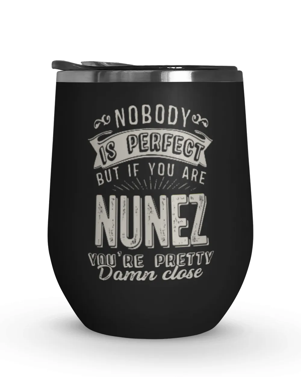 USL-94-Nunez Wine Tumbler (12 oz) black 12oz
