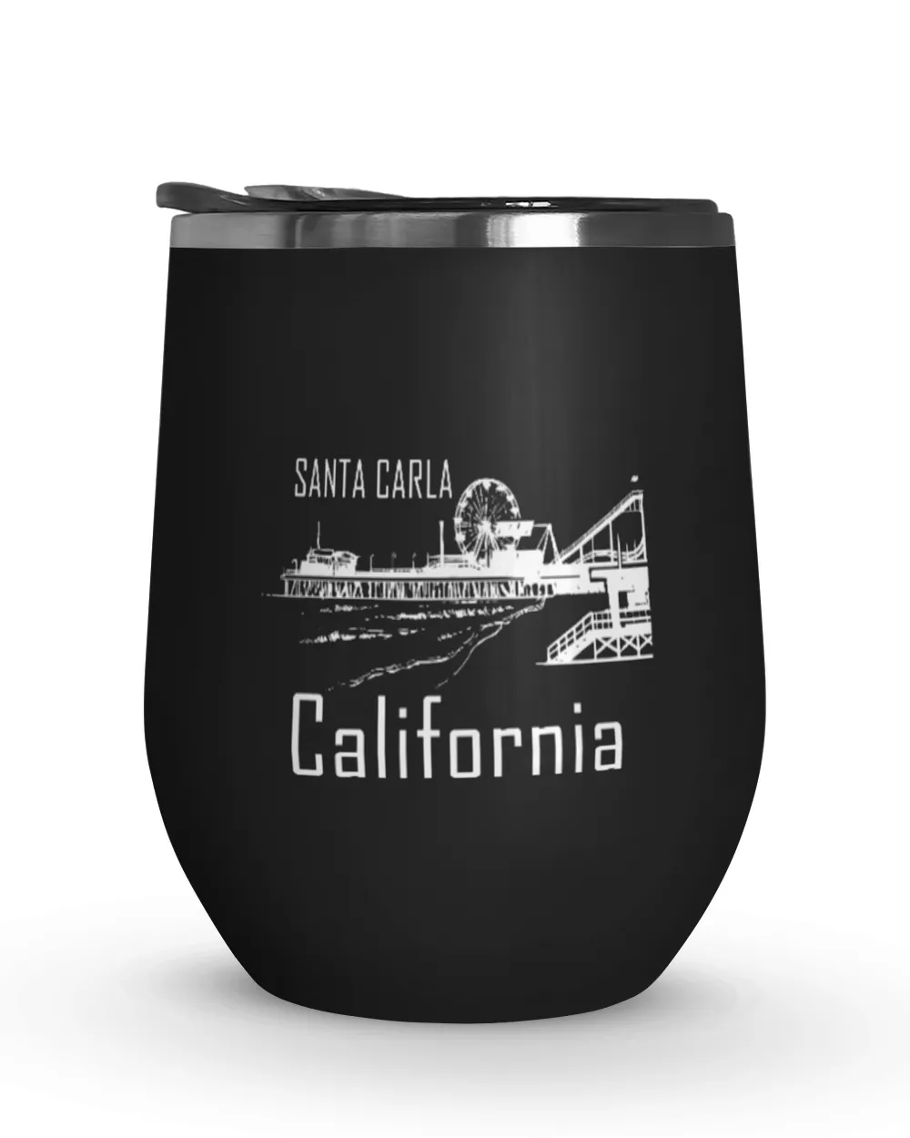 Santa Carla California Wine Tumbler (12 oz)