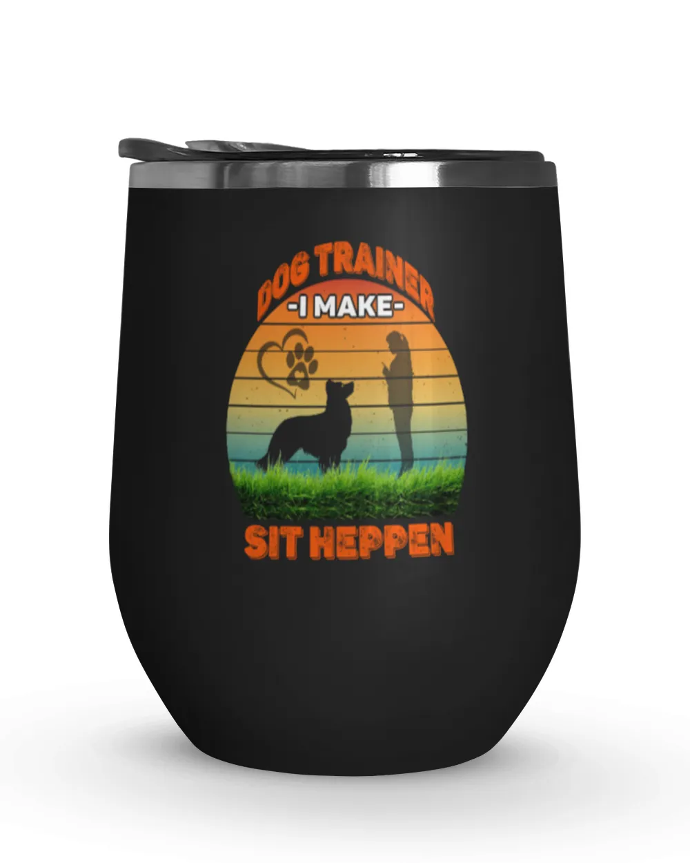 Samoyed Dog-Dog Trainer I Make Sit Heppen Personalized Grandpa Grandma Mom Sister For Dog Lovers