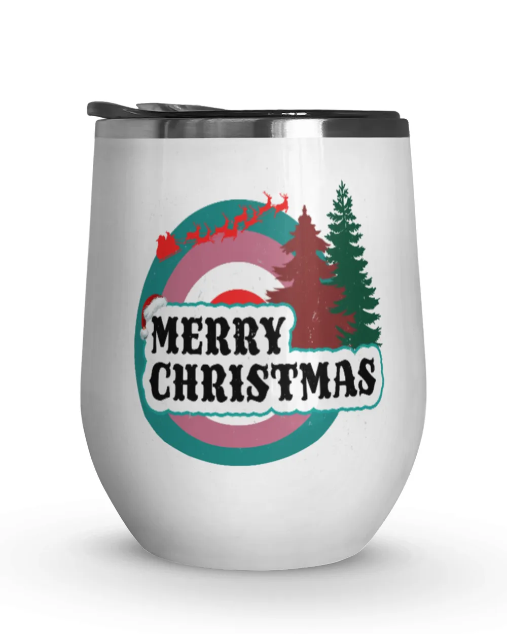 Retro Merry Christmas Magic Mug 11oz