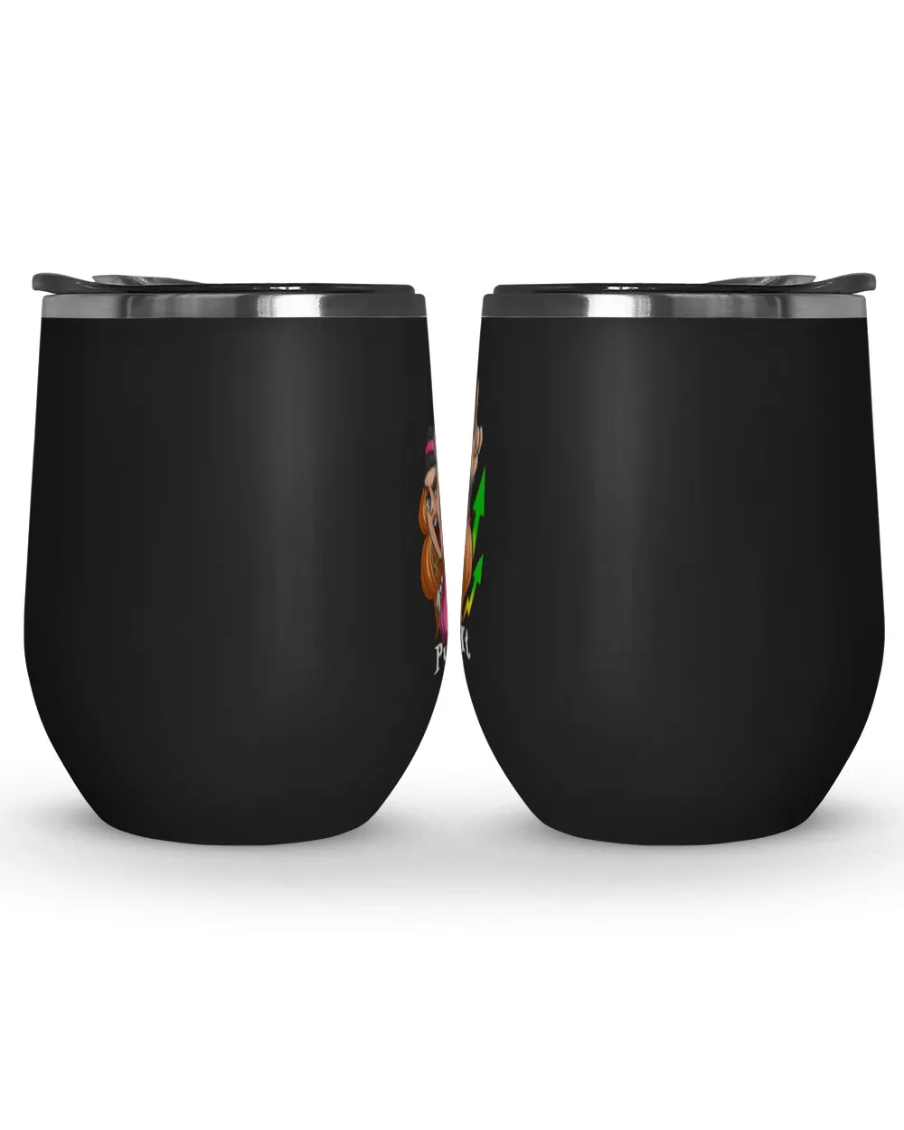 pump it, bitcoin style,  crypto cup,, Wine Tumbler (12 oz) black 12oz