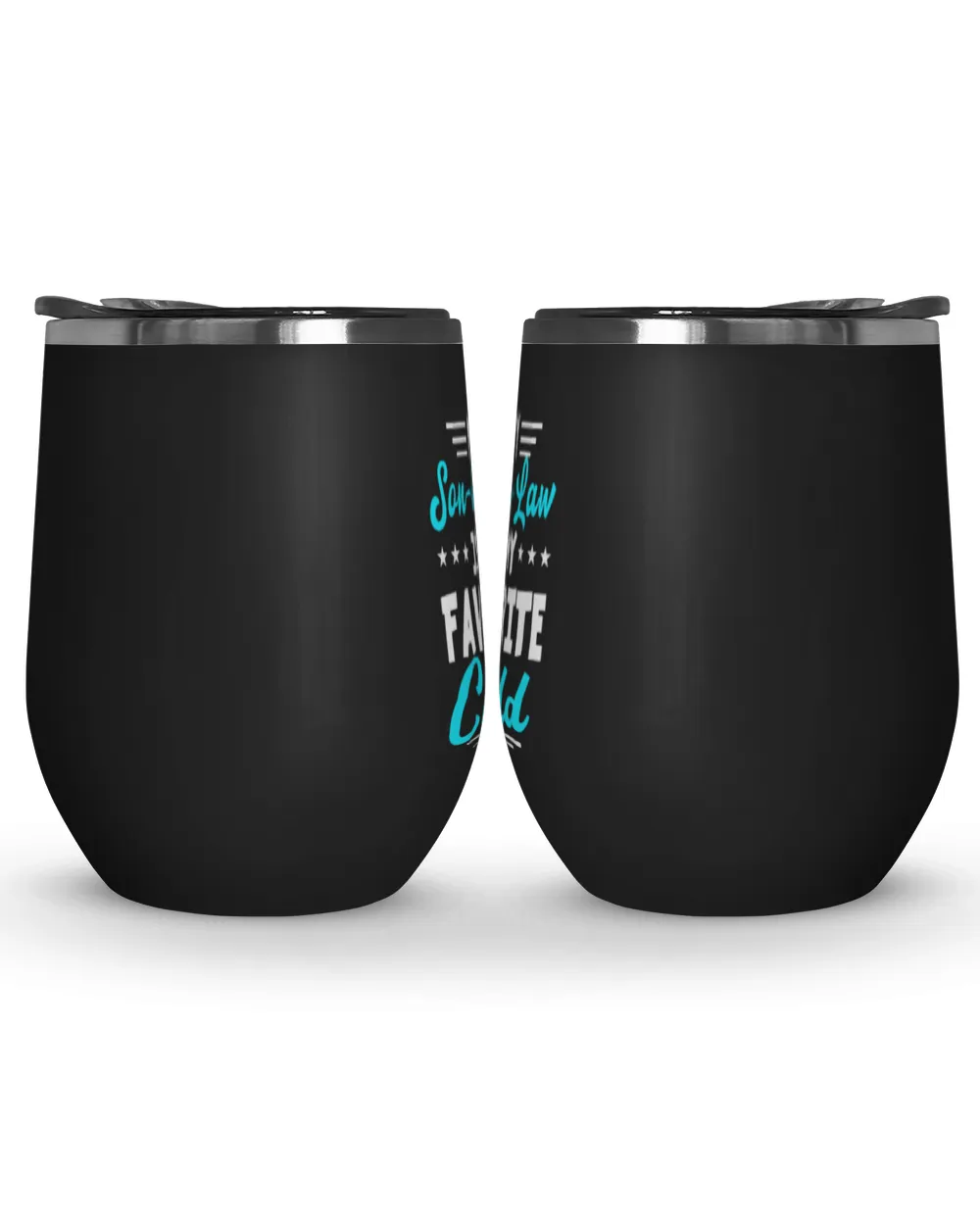 My Son-in-Law is My Favorite Child Ceramic Mug, Funny Mother In Law Coffee Mug, Gift For Mother-in-Law or Father in-Law Birthday Wine Tumbler (12 oz) black 12oz