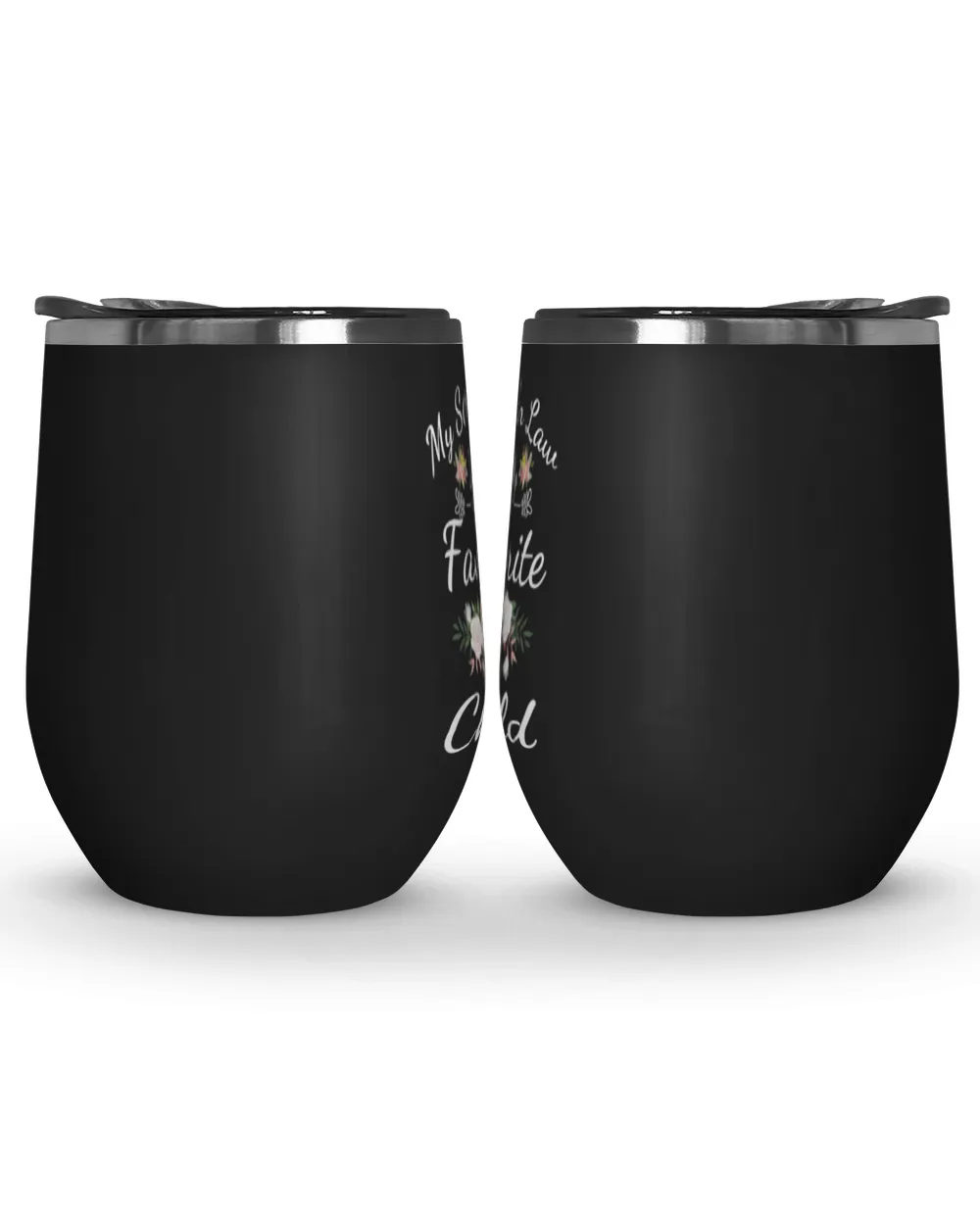 My Son-in-Law is My Favorite Child Ceramic Mug, Funny Mother In Law Coffee Mug, Gift For Mother-in-Law or Father in-Law Birthday Wine Tumbler (12 oz) black 12oz