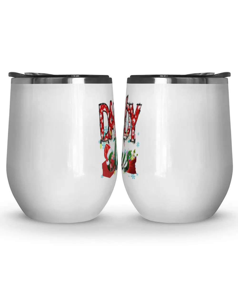 Daddy Claus Wine Tumbler (12 oz)