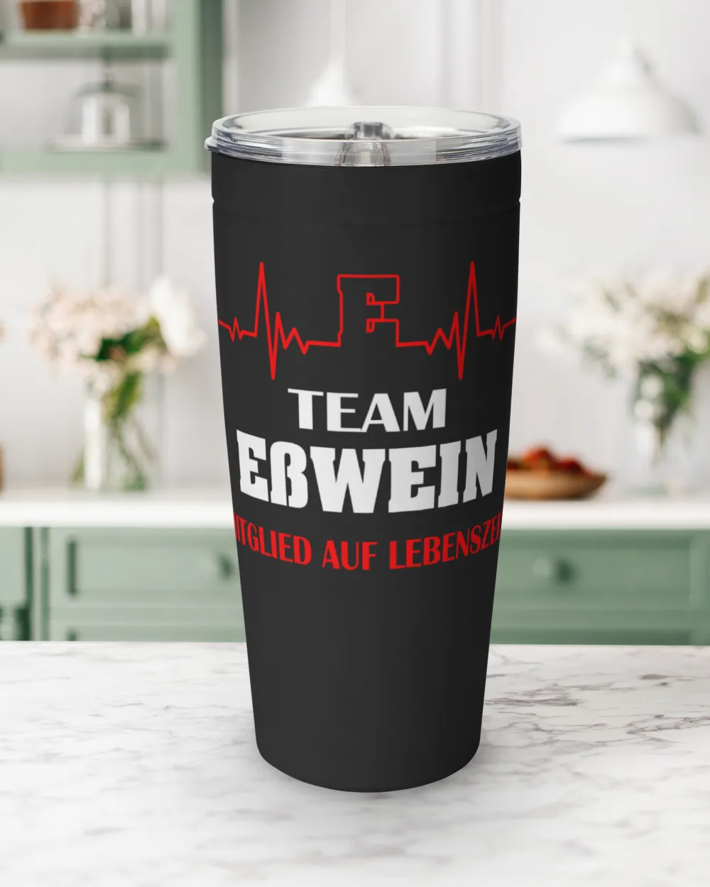 Team Esswein Mitglied Auf Lebenszeit Dedf3 Viking Tumbler (20oz) black 20oz
