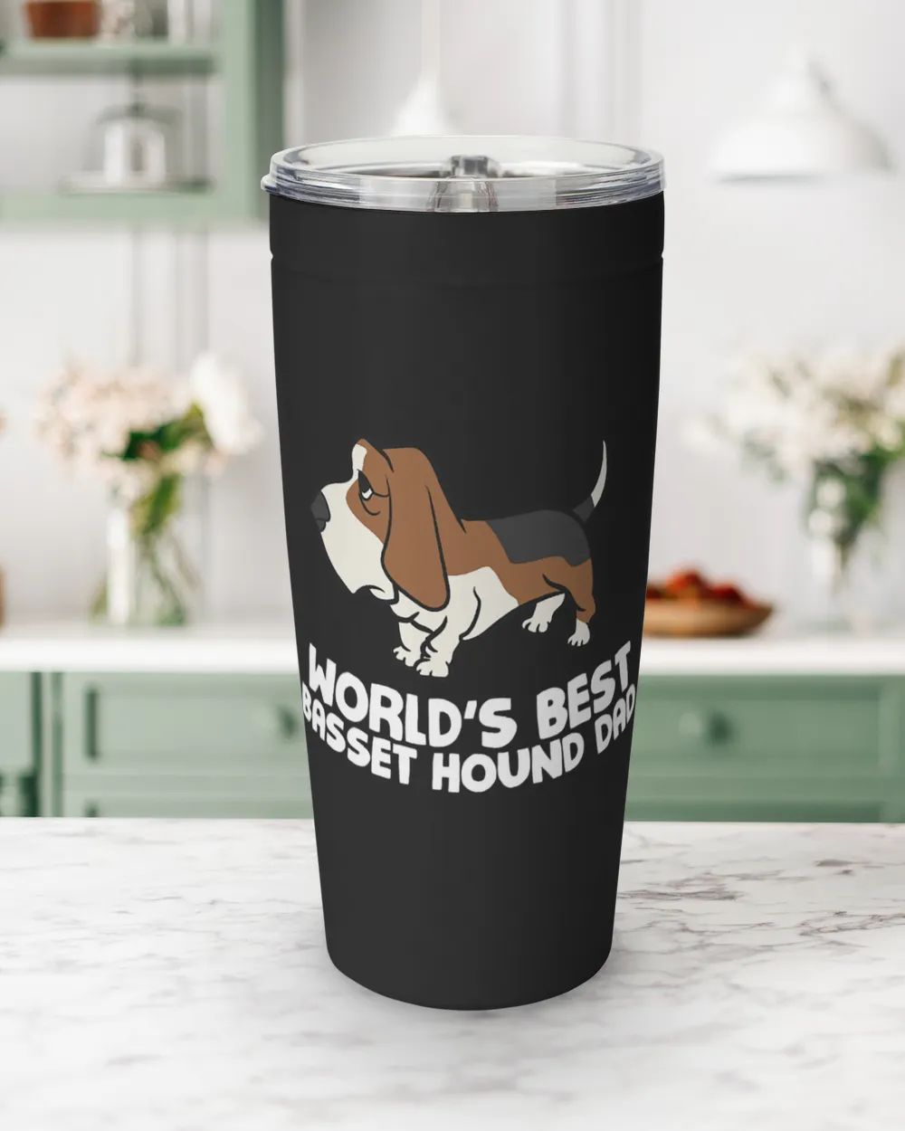 World's Best Basset Hound Dad T-Shirt