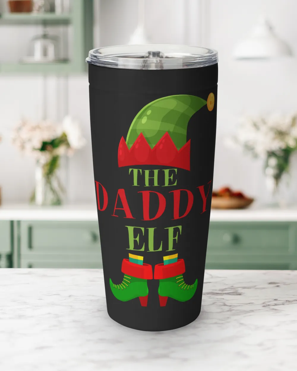 Daddy Gifts Matching Family Funny Xmas The Daddy ELF Christmas PJS Group