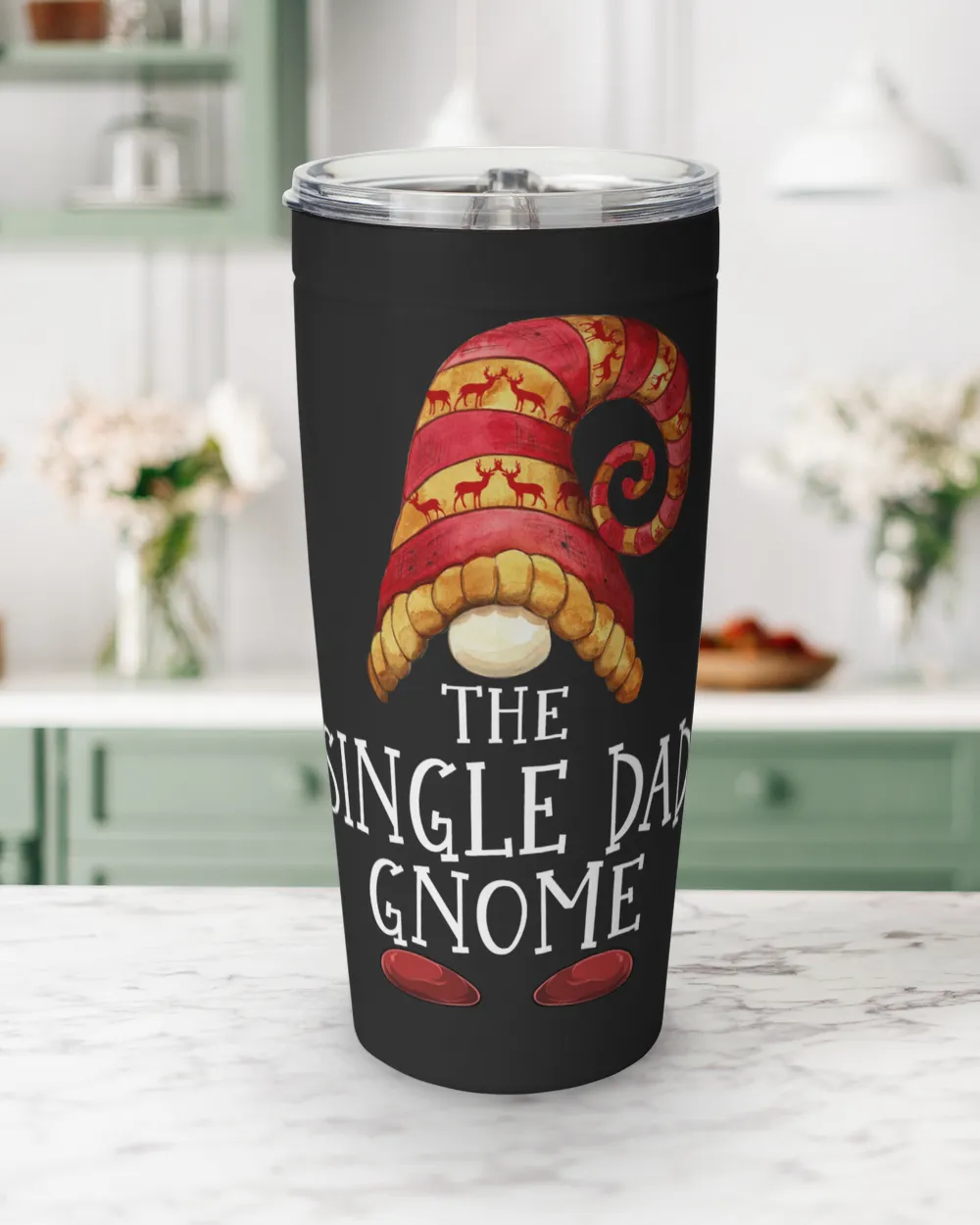 Funny The Single Dad Gnome Christmas PJS Group Matching Family Xmas