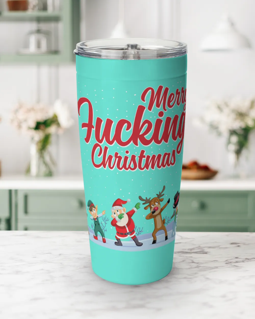 Merry Fucking Christmas Tumbler