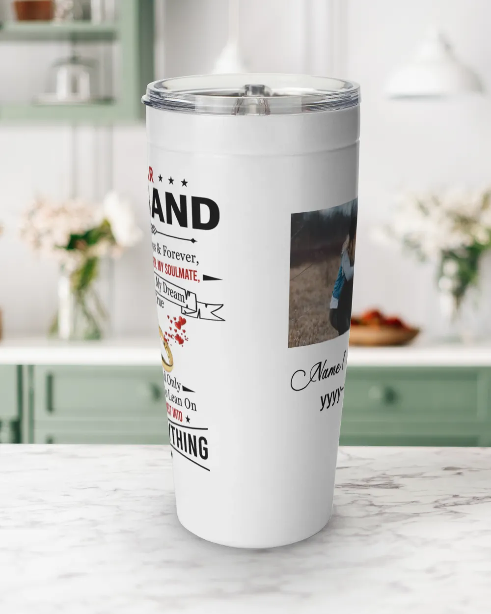 Personalized Husband Tumbler You’re My Always & Forever