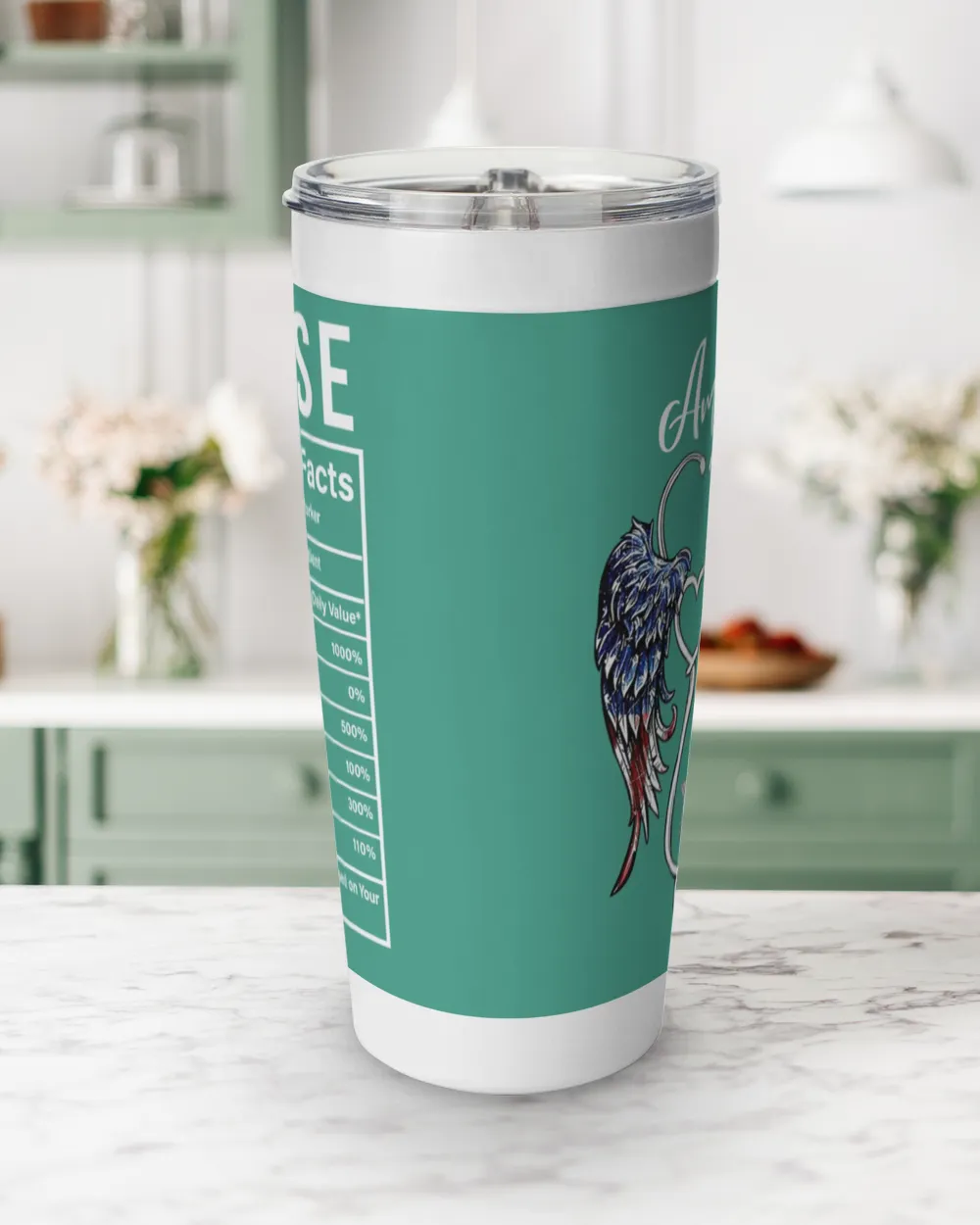 Personalized Custom Nurse Facts Tumbler