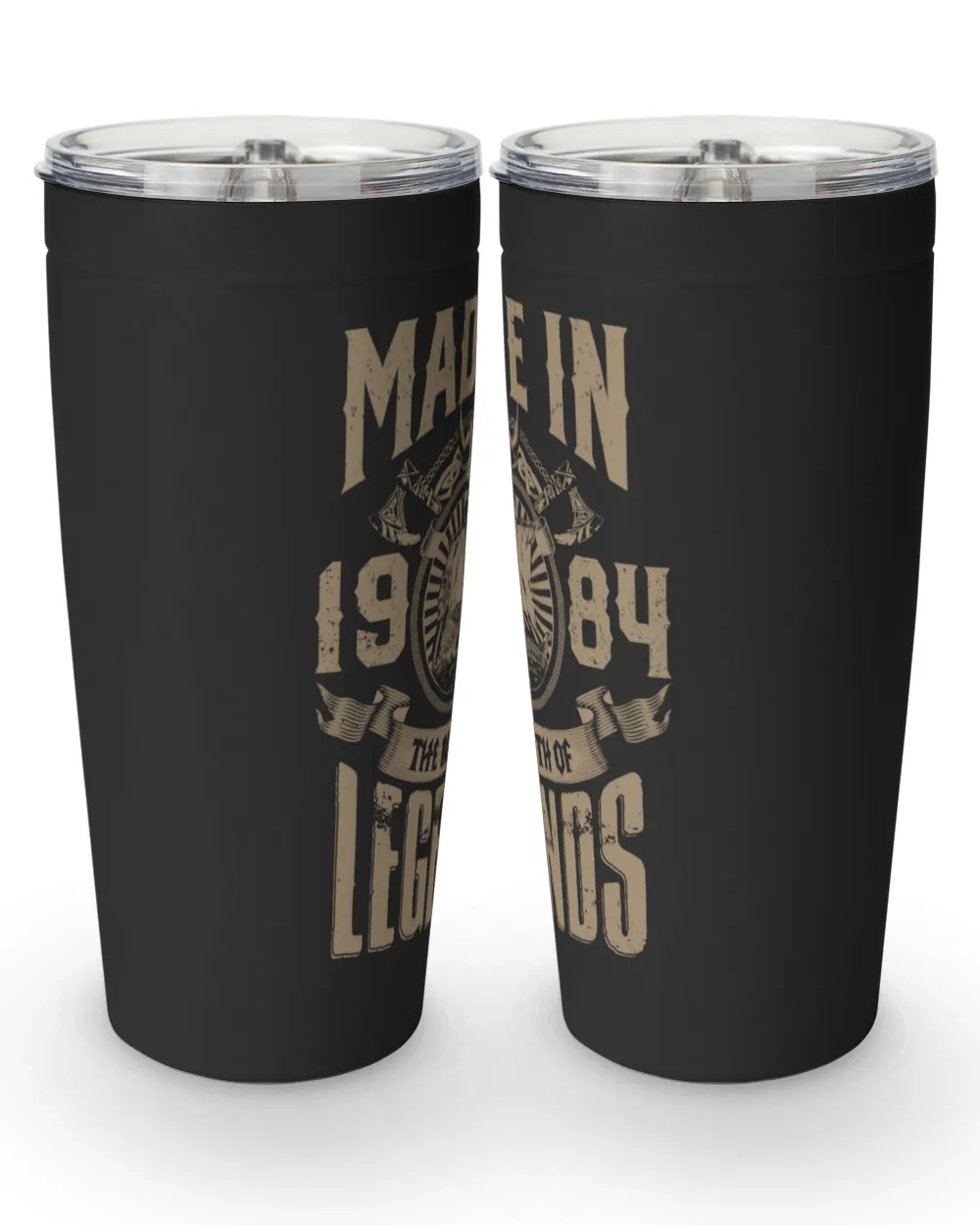 Made In 1984 The Birth Of Legends USA47 Viking Tumbler (20oz) black 20oz