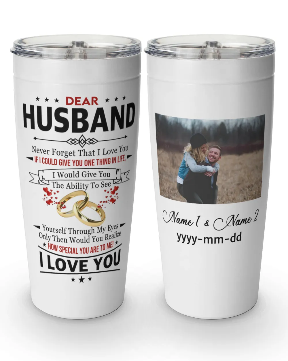 Personalized Husband Tumbler If I Could Give You One Thing In Life