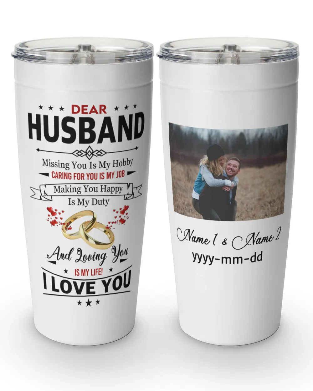 Personalized Husband Tumbler Missing You Is My Hobby