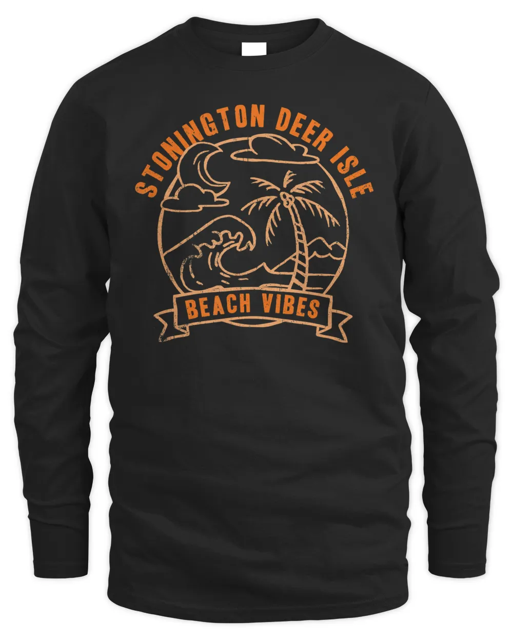 Beach Vibes Stonington Deer Isle Vacation Maine Tour T-Shirt