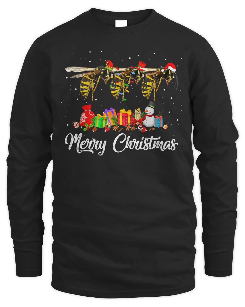Bee Christmas Pajama Tree Xmas Lights Animals Lover 549