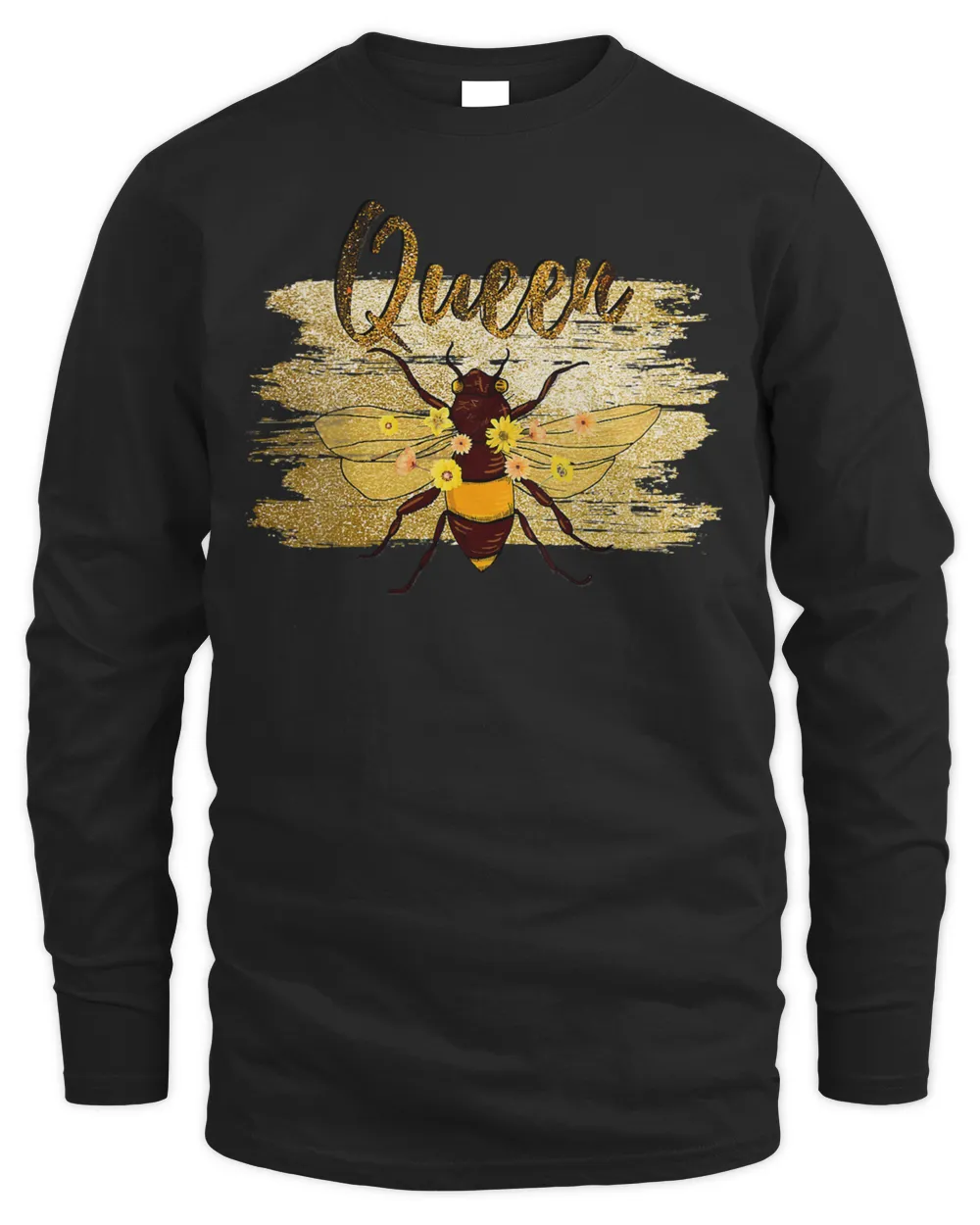 Bee Womens Queen Bee Honey Cute Womens Hive VNeck 614
