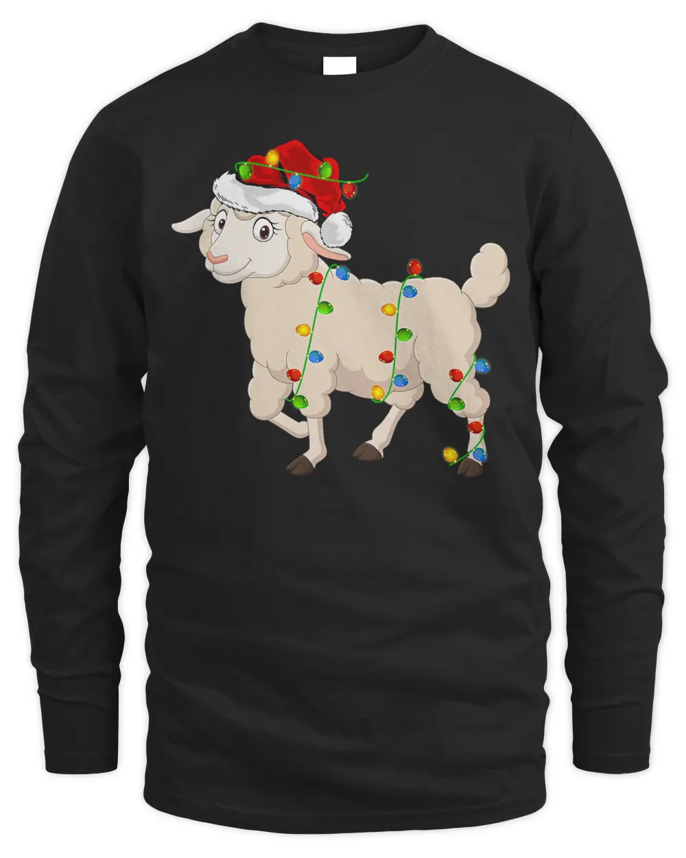 Sheep Animal Lover Xmas Santa Hat Christmas 266