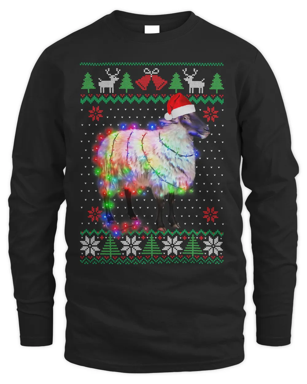 Sheep Animal Ugly Sweater Christmas Puppy Animal Lover 283
