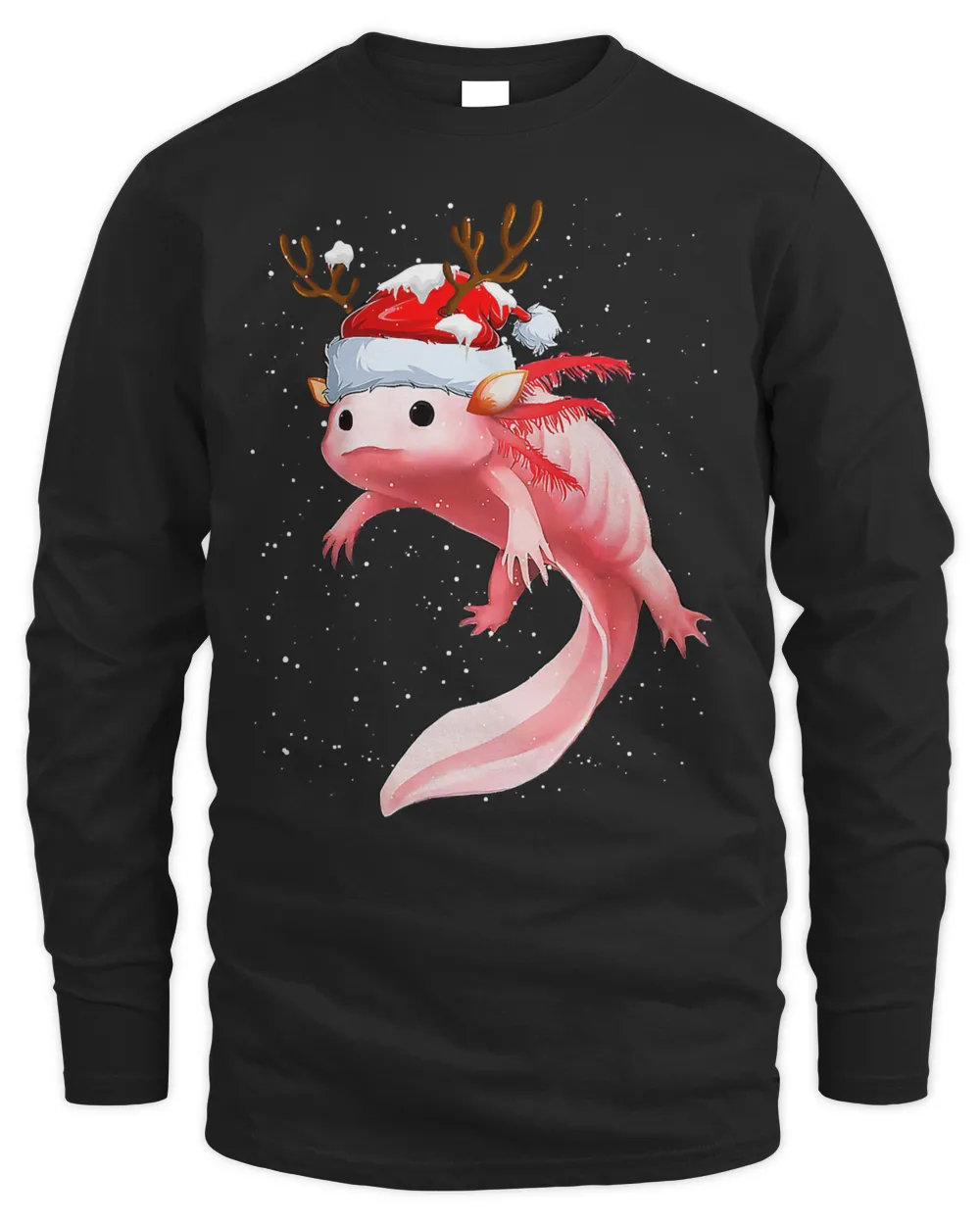 Christmas Pajama Dabbing Axolotl Santa Hat Reindeer Xmas 144
