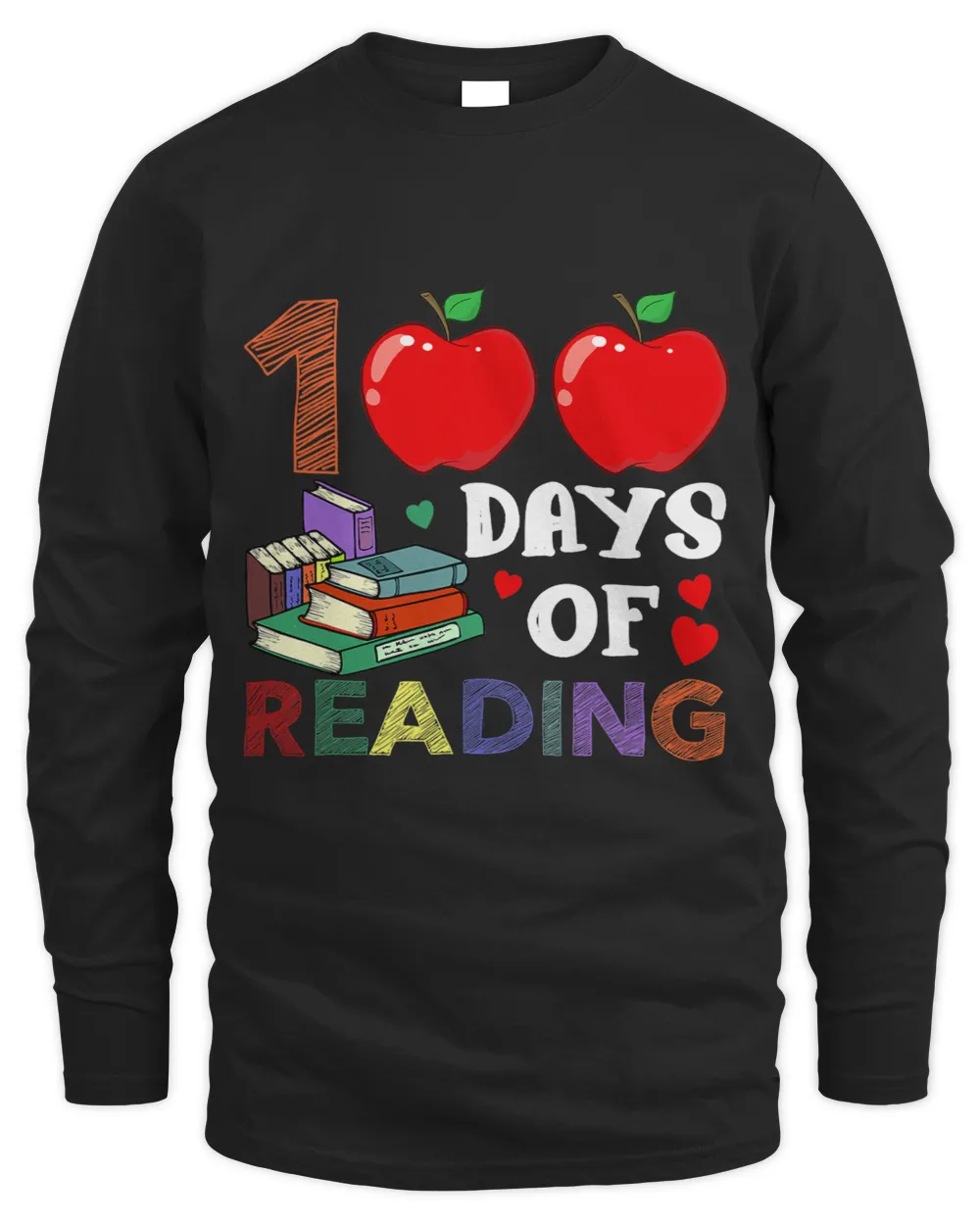 100 Days Of Reading Funny Education Teacher Student Reader