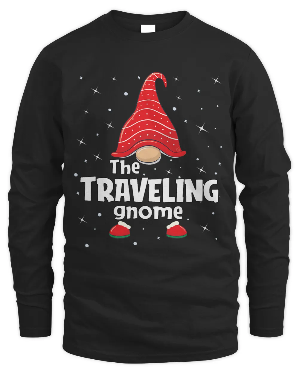 Traveling Gnome Family Matching Christmas Funny Gift Pajama