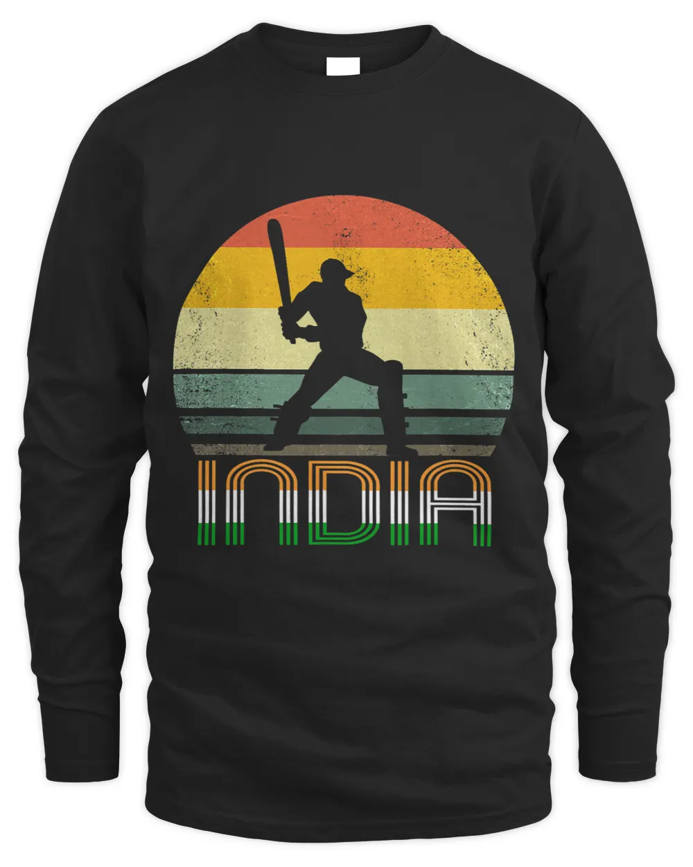 Cricket Fan India Cricket Jersey Vintage Gift for Indian Cricket Fans