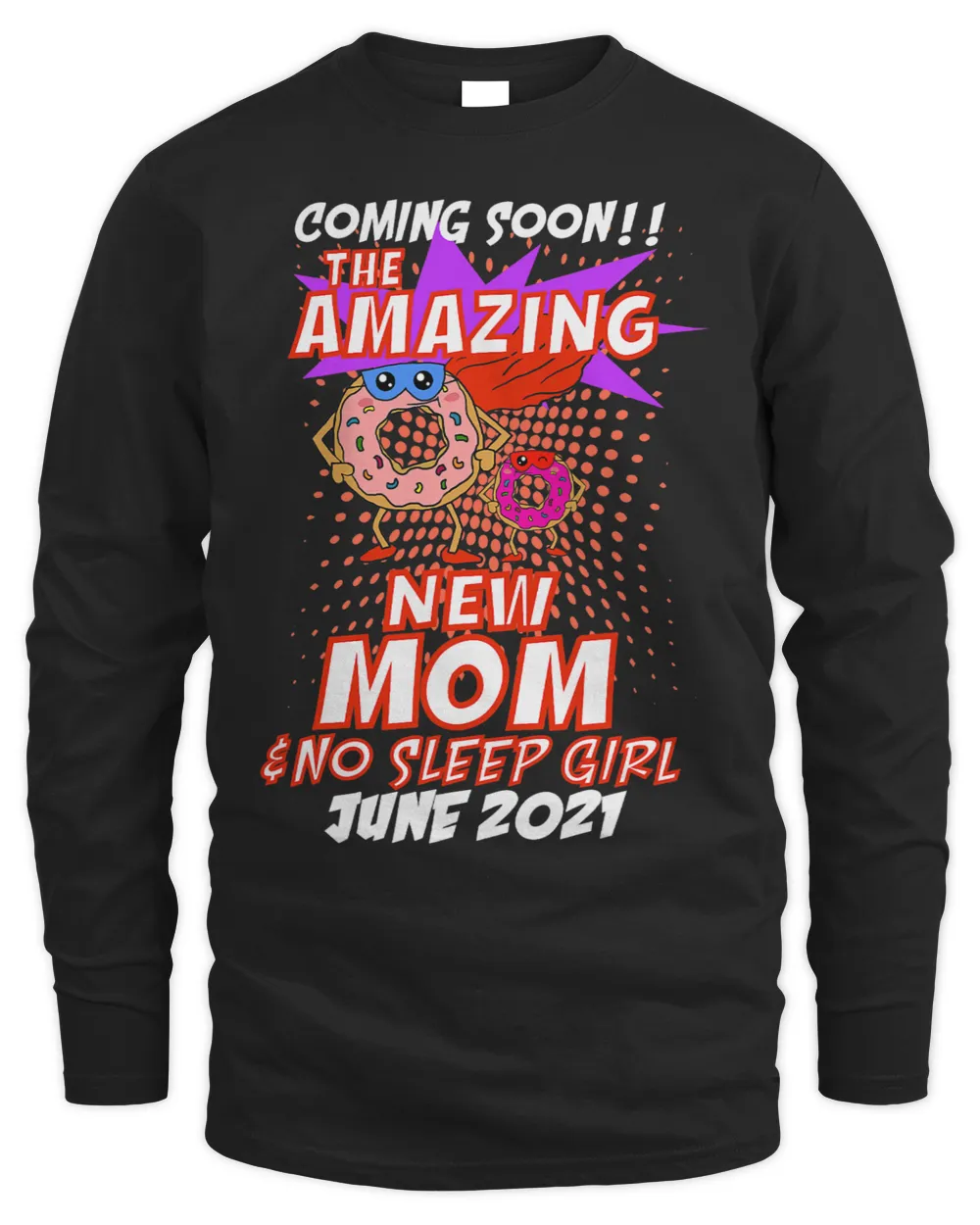 New Mom June 2Donut Pregnancy Baby Gender Reveal Quote