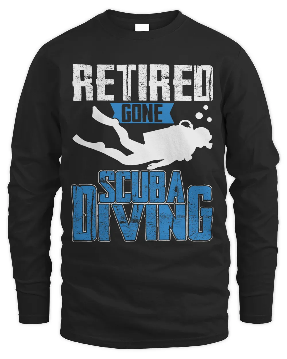 Retired Gone Scuba Diving Gear Retirement Gift 3