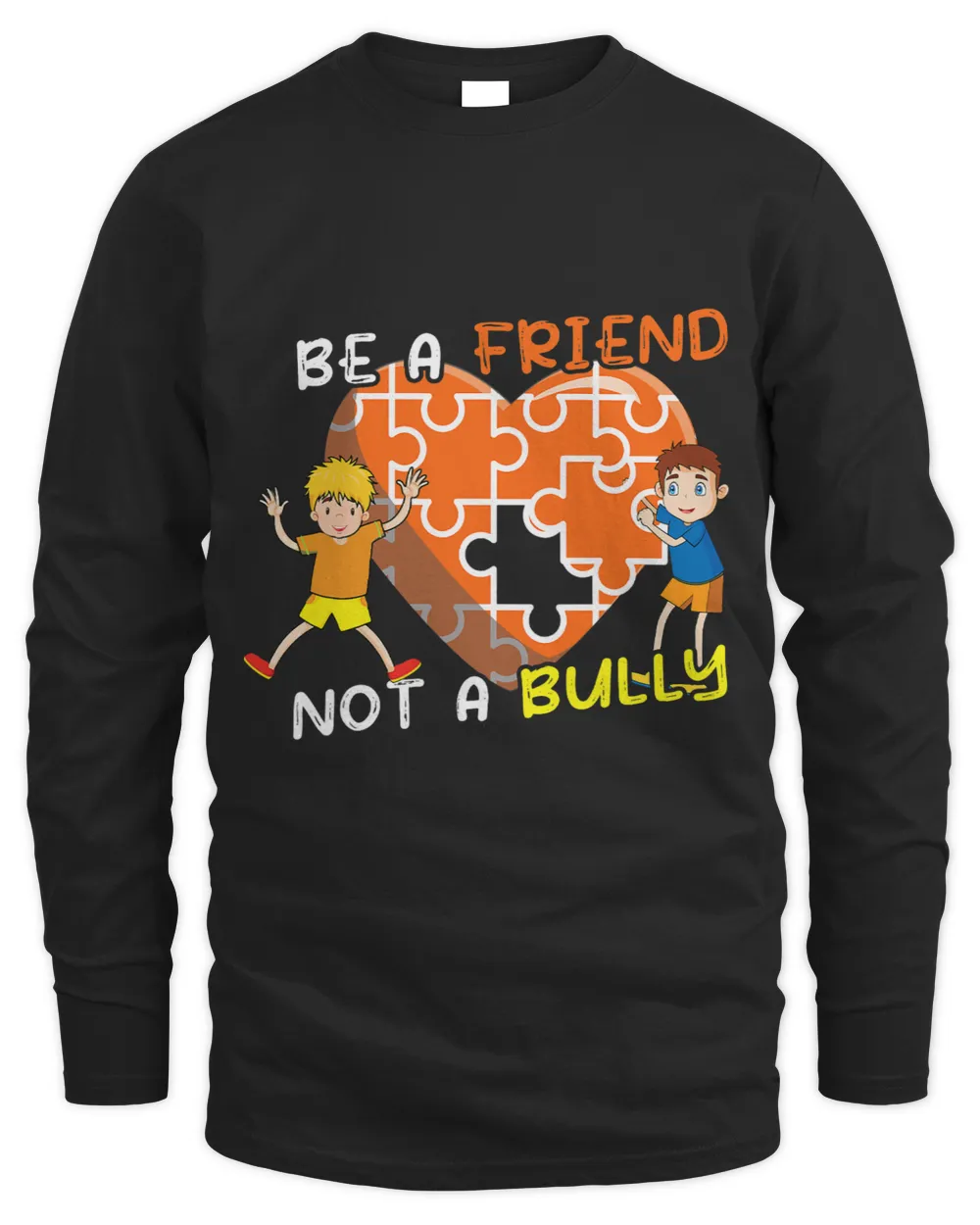 Be Friend Not Bully Puzzle Kindness Unity Day Orange