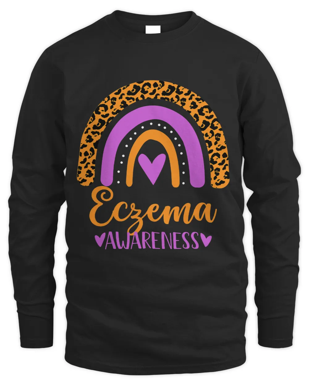 we wear Lavender 2Orange rainbow awsewome Eczema Awareness