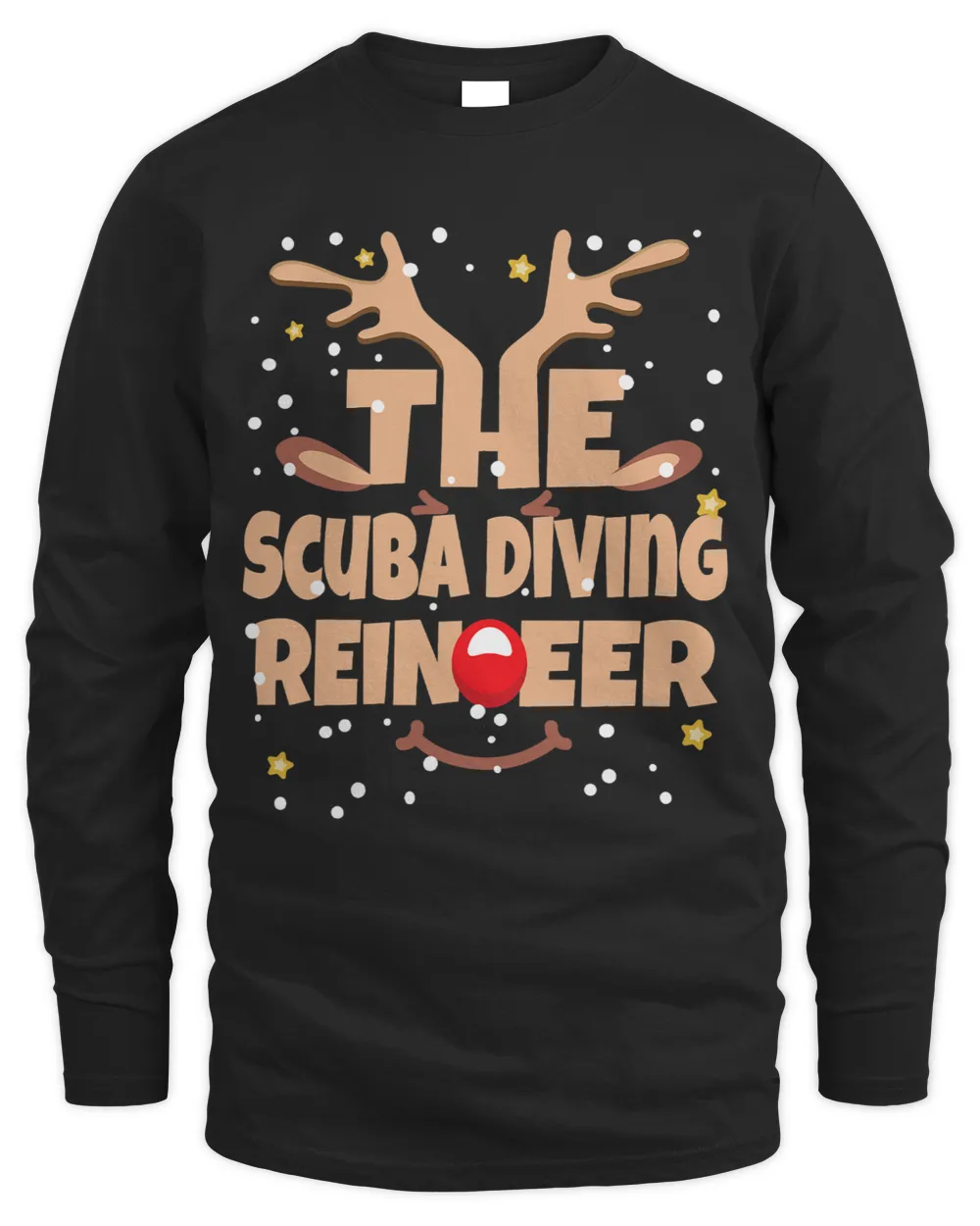 The Scuba Diving Reindeer Funny Christmas Pajama Family