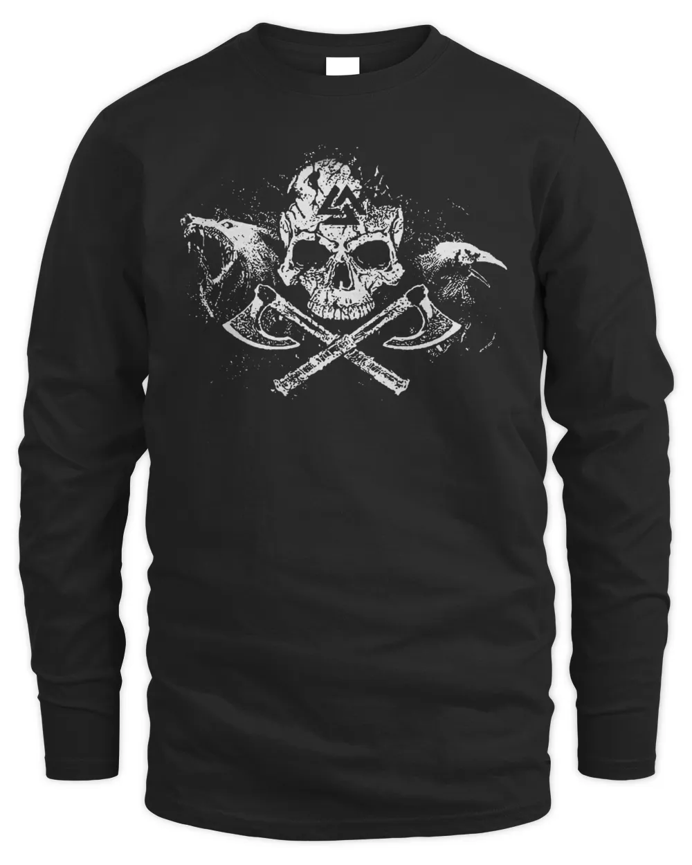 Viking T Shirt For men - Ax and skull
