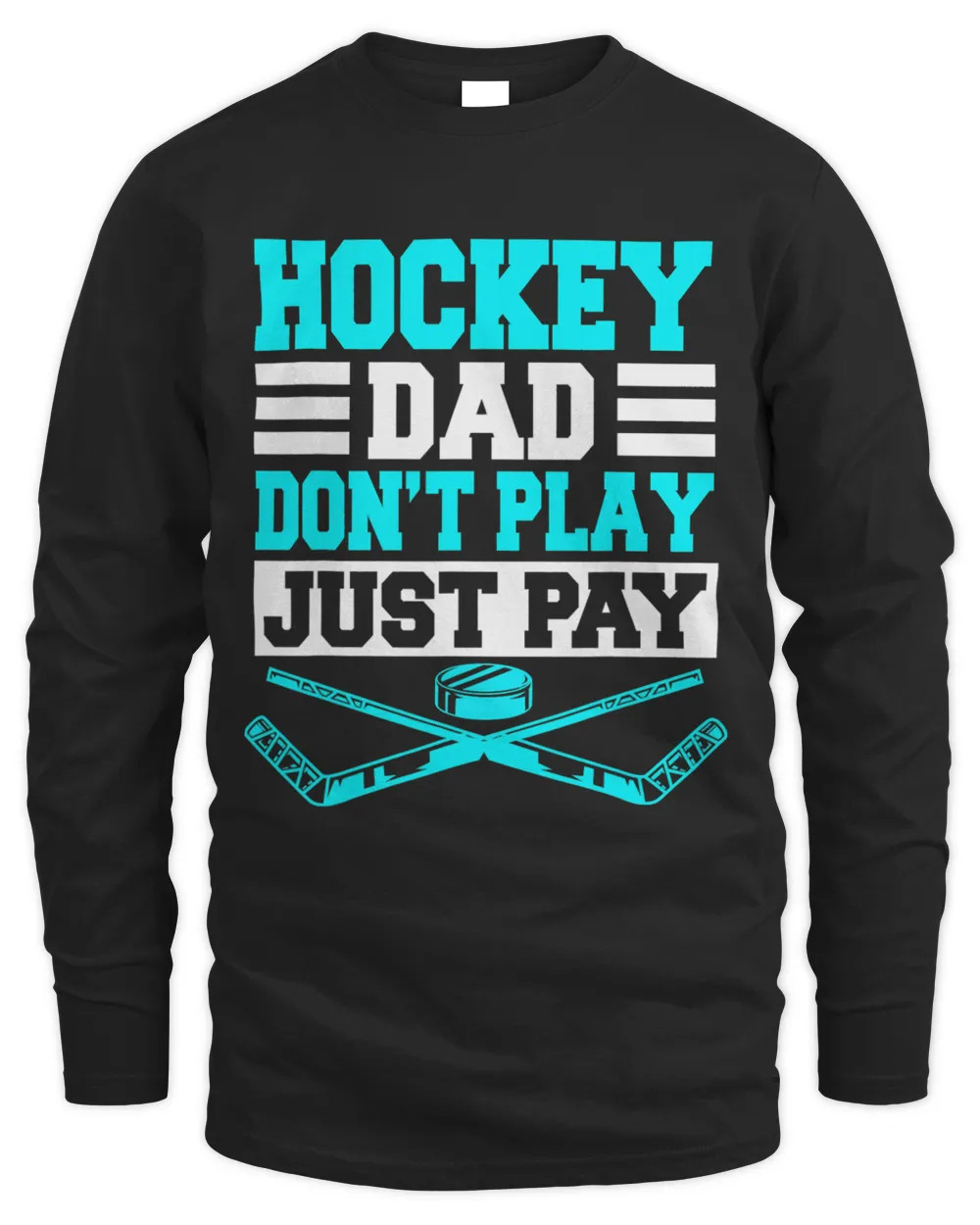 Hockey Dad Team Player Sport Skating Game Rink Fathers Day
