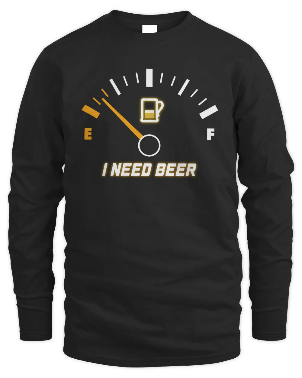 I Need Beer Men's Long Sleeved T-Shirt black s