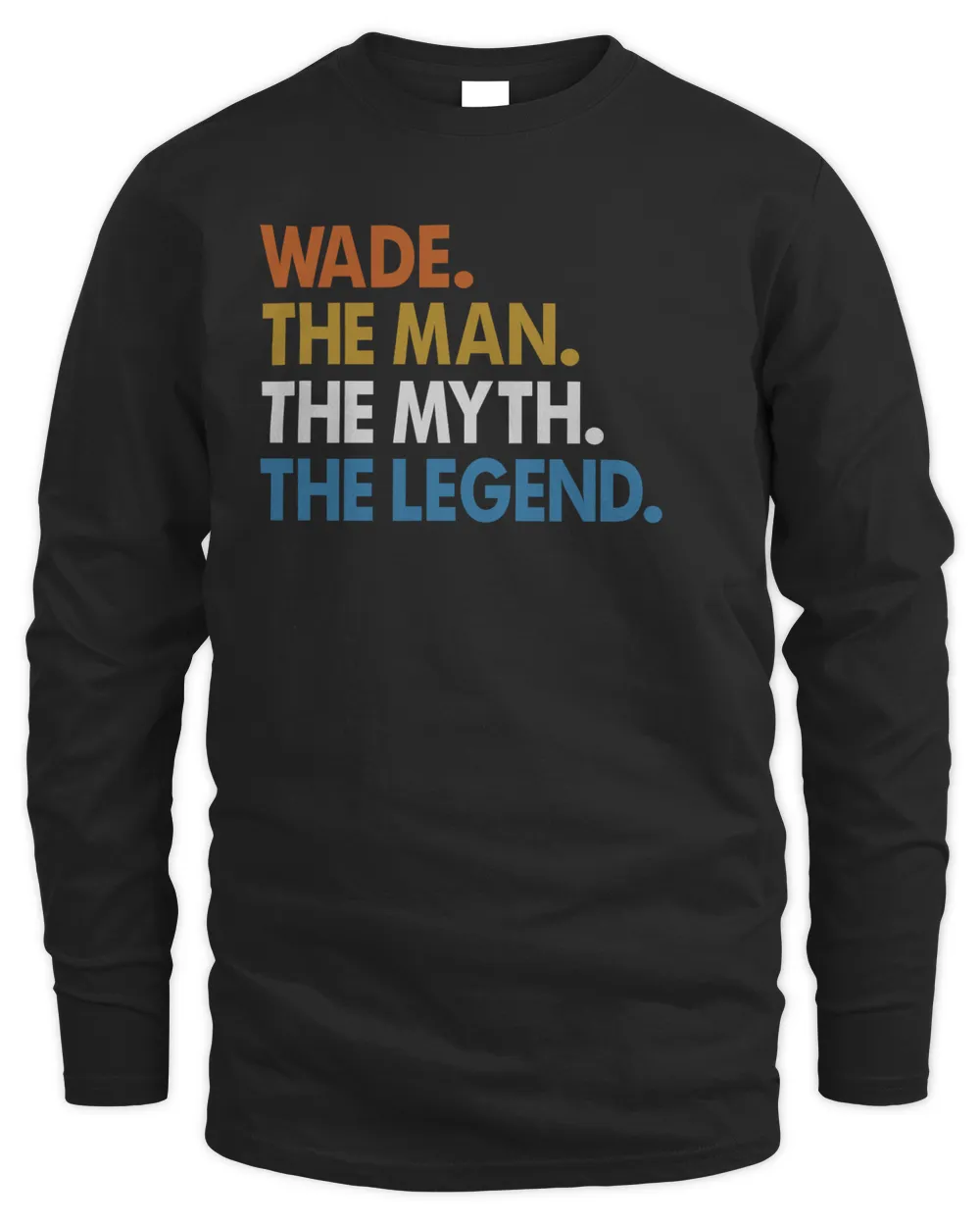 USL-43-Wade Men's Long Sleeved T-Shirt black s