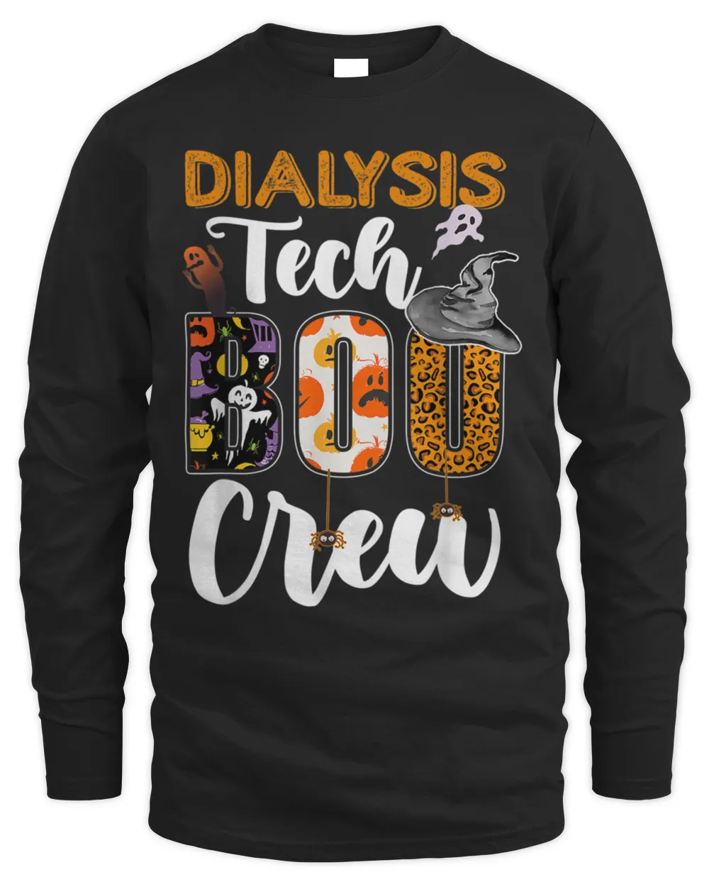 Dialysis Tech Boo Crew Technician Halloween Matching Costume TShirt T-Shirt