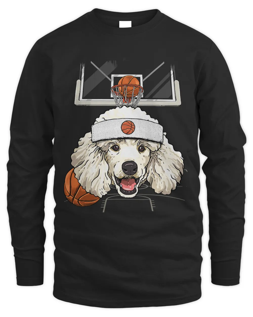 Poodle Basketball Dog Lovers Basketball Player