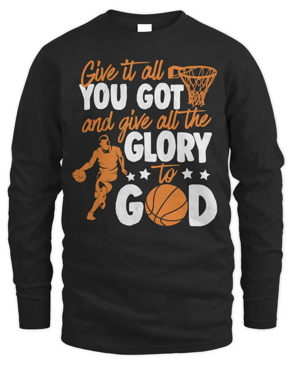 Basketball Coach Glory To God Basketball Give It All Faith 202 basket Basketball