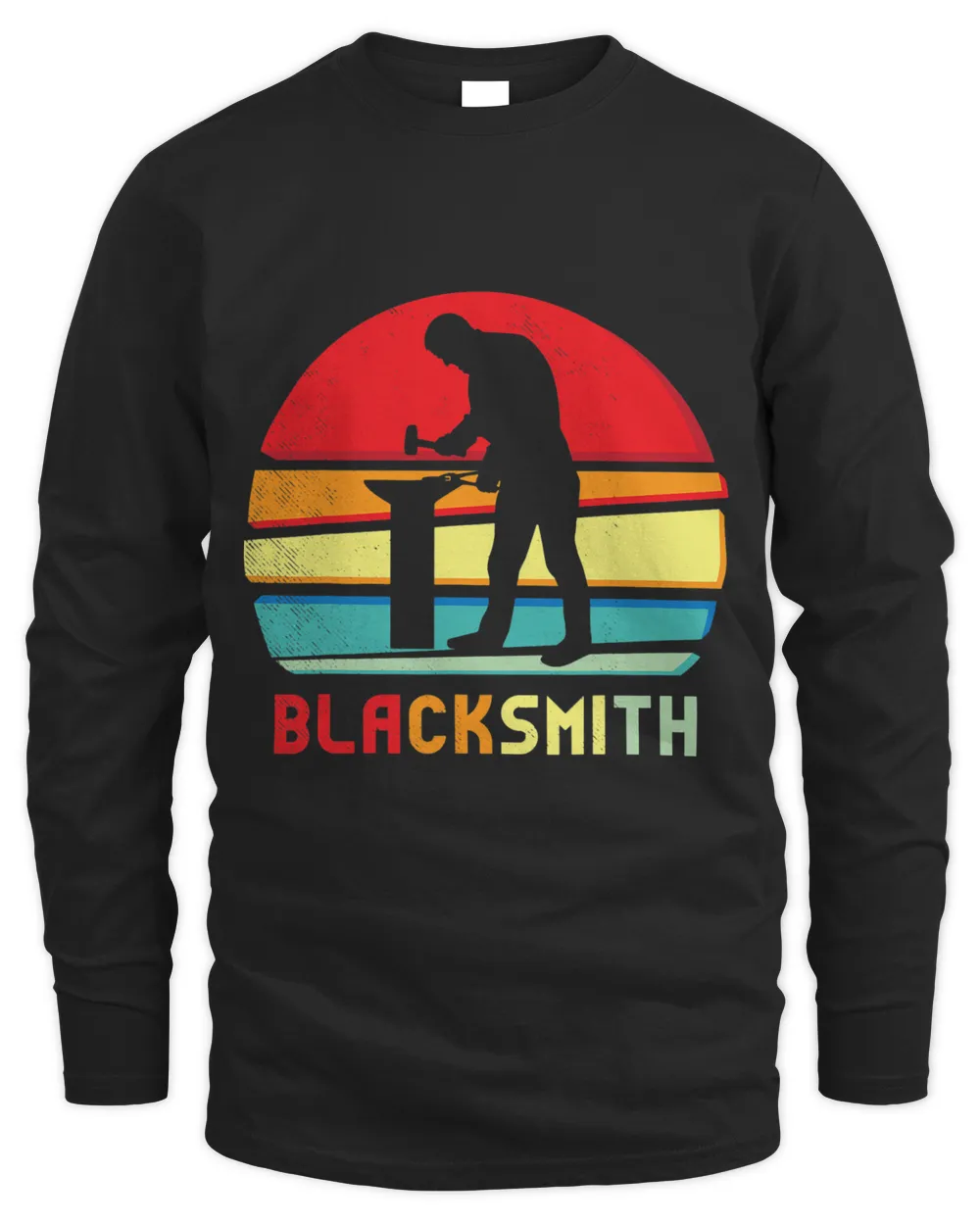 Blacksmith theme Retro drawing