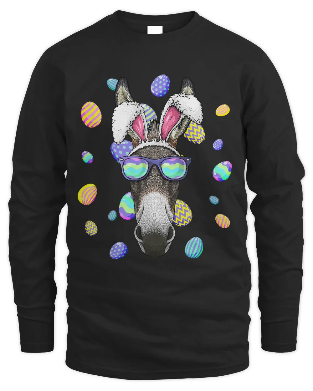 Donkey Easter Bunny Ears Funny Easter Eggs Hunting