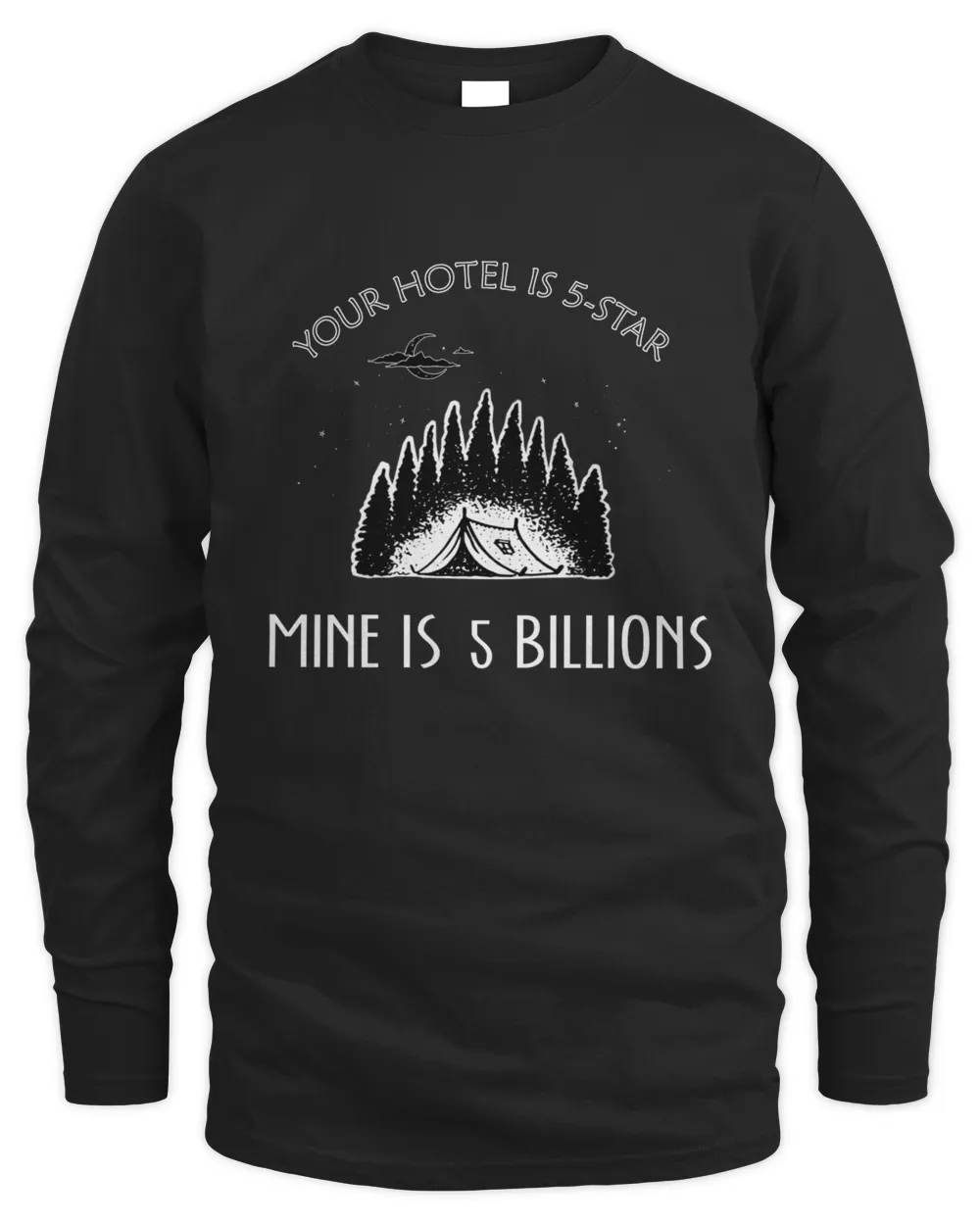 YOUR HOTEL IS 5-STAR (black _ white)
